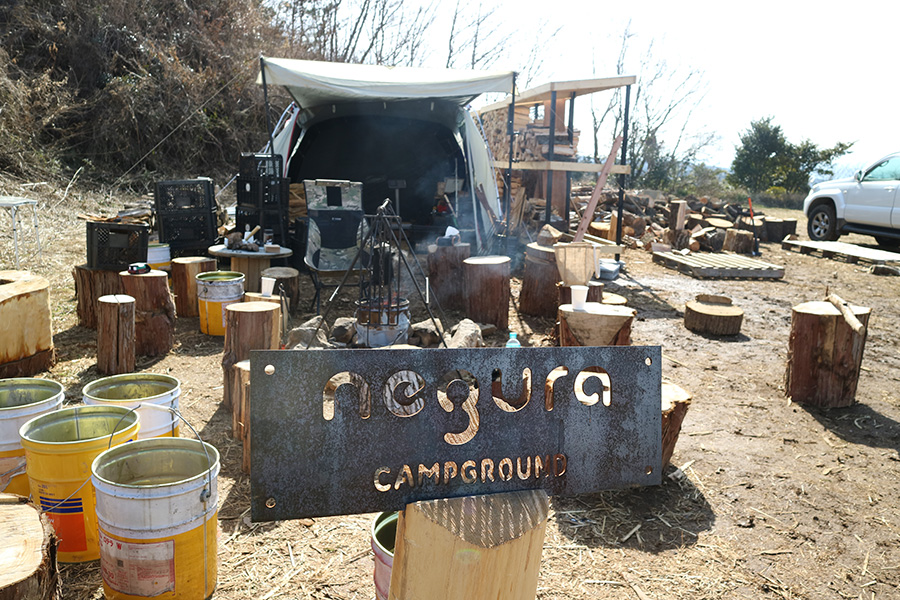 negura campground@函南町のキャンプ場